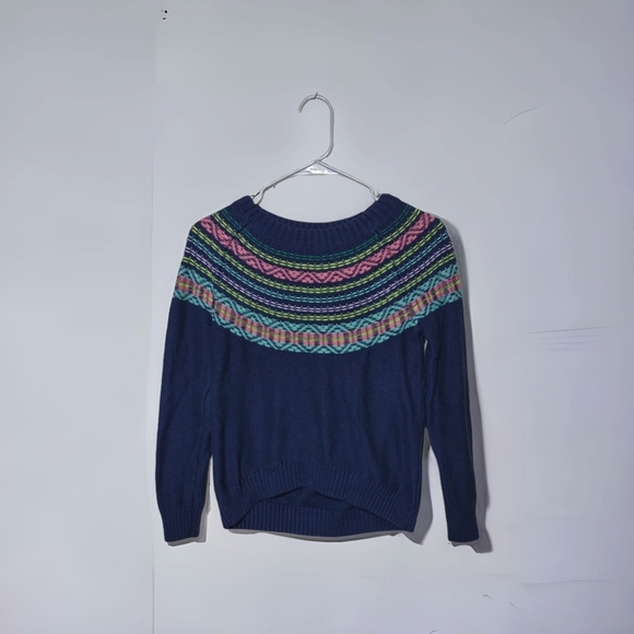 Gymboree Navy Fair Isle Sweater - Picture 1 of 5